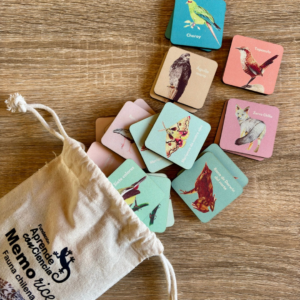 Juego Memorice "Fauna Chilena" - 20 Pares con Bolsa de Algodón